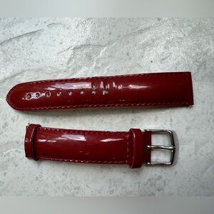 Michelle 18mm Genuine Leather Watch Band